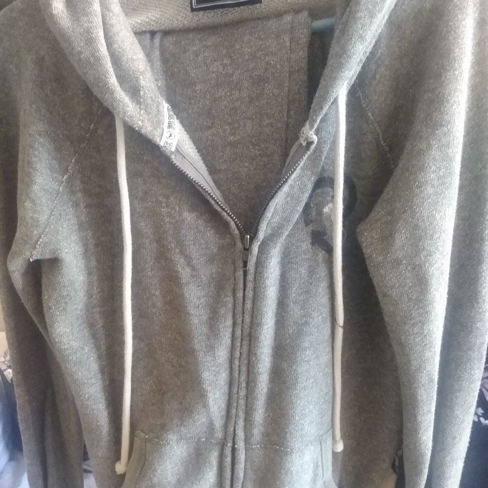 Victoria's Secret Pink Brand gray hoodie and gray pants